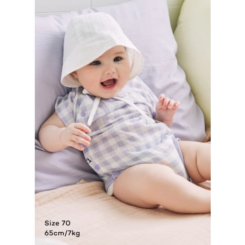 Cotton Mesh Bodysuit