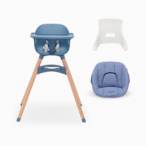 Lalo High Chair + Infant Kit - Blueberry