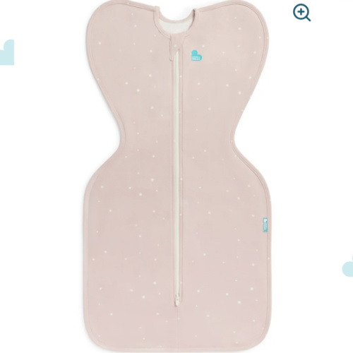 Swaddle Up™ 1.0 TOG Cotton Powder Pink Twinkle