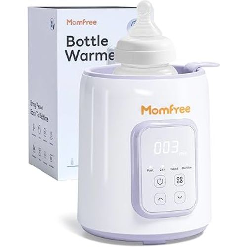 Bottle Warmer, 8-in-1 Fast Baby Bottle Warmer for Breastmilk and Formula,Milk Warmer with Accurate Temperature Control and Automatic Shut-Off,Multifunctional Bottle Warmers for All Bottles (Purple)