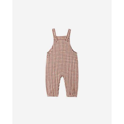 Baby Overalls Brick Check – Rylee + Cru