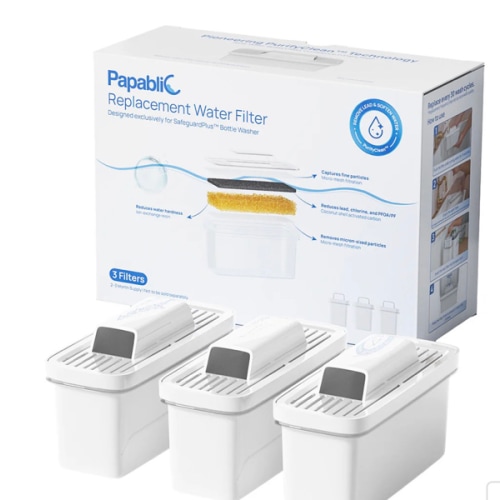 Papablic PurifyClean™ Replacement Water Filter,3 Count