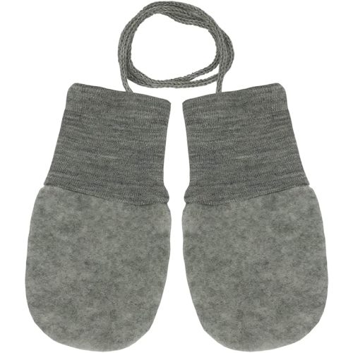Ecoable Baby Thumbless Mittens: Organic Merino Wool Snow Gloves with String