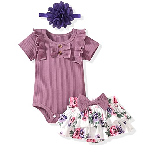 Aalizzwell Newborn Infant Baby Girls Summer Outfit