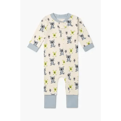One-Piece Baby Pajamas - Organic Baby Clothes - Monica + Andy