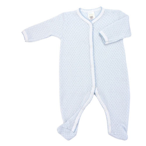 Paty Knit Solid Color Footie