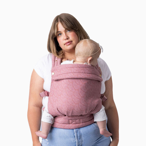 MABĒ The Monarch Buckle Baby Carrier - Mauve Wings