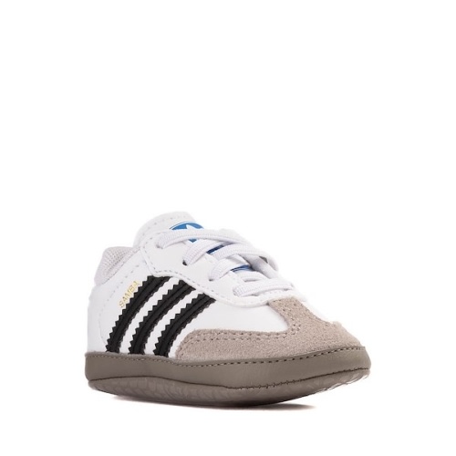 adidas Samba Crib Shoe - Baby - White / Core Black / Clear Granite | Journeys