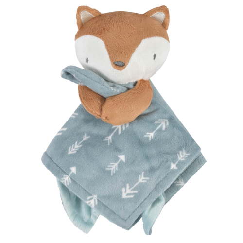 Modern Moments by Gerber Baby & Toddler Girl or Boy Gender Neutral Plush Security Blanket, Pink Fox