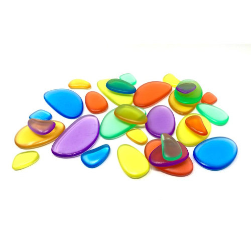 Rainbow Stacking Stones – 30 Pieces
