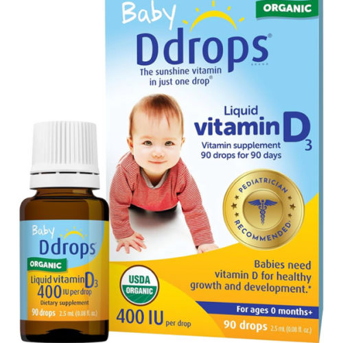 Ddrops Organic Baby Vitamin D Drops