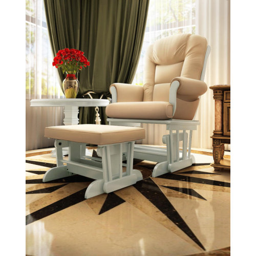 Winston Porter Parkhur Glider and Ottoman & Reviews | Wayfair