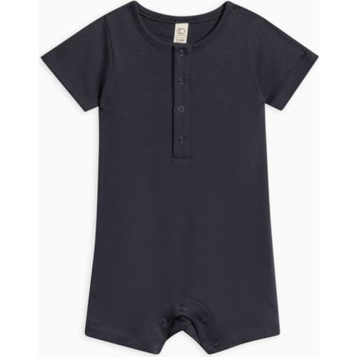 Organic Cotton Mason Romper, 3-6M