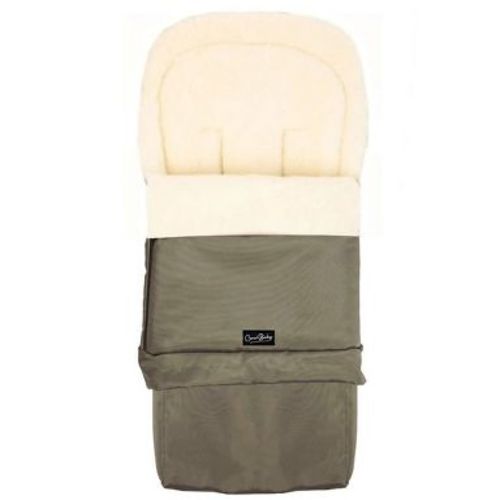 Cover Baby 0-3 Years Scandinavian Organic Wool Adjustable Footmuff in Olive
