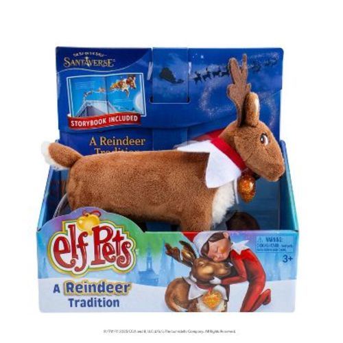 Elf on the Shelf Elf Pets A Reindeer Tradition Plush Toy with Storybook
