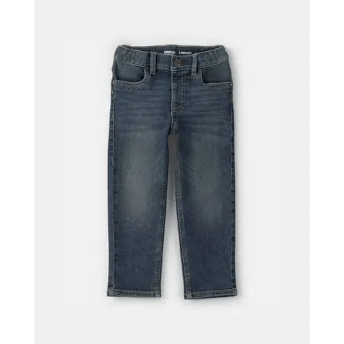 Toddler Neutral Faded Dark Wash Straight-Leg Jeans - OshKosh B'gosh | Carter's