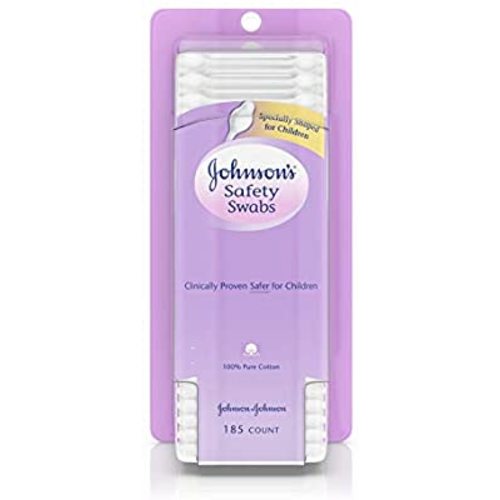 Johnson's Safety Swabs 185 Each