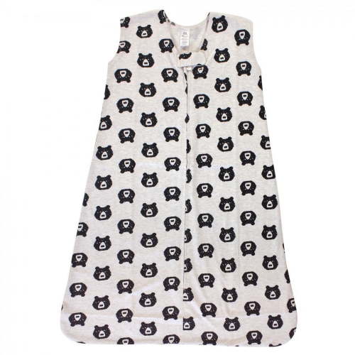Yoga Sprout Baby Boy Sleeveless Jersey Cotton Sleeping Bag, Sack, Blanket, Bear, 0-6 Months