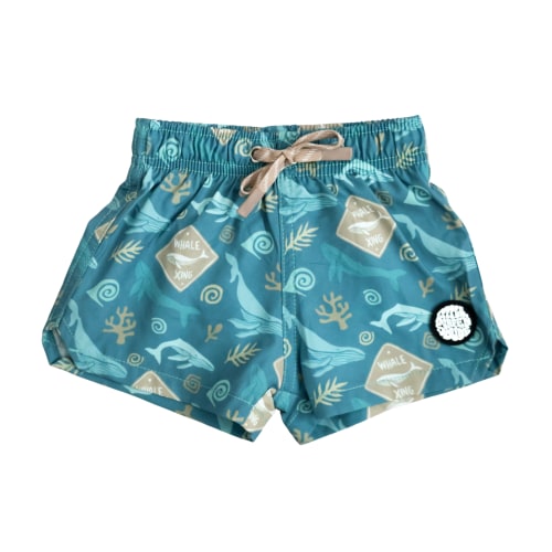 Whale Crossing Swim Trunks | Toddler & Baby