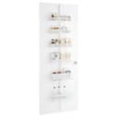 Elfa Mesh White 80" Over the Door Rack | The Container Store