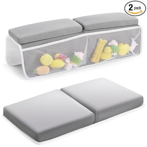 Baby Bath Kneeler and Elbow Rest Pad Set, Bathtub Kneeling Pad, Baby Accessories for Bath, Relieve Your Knees and Elbows