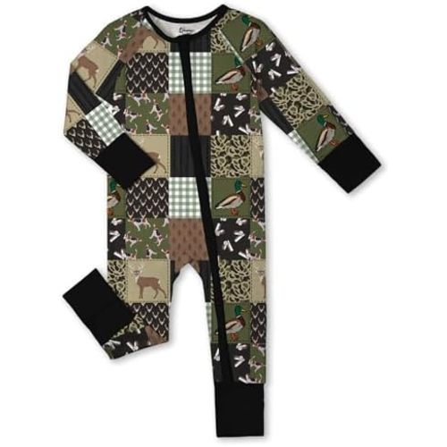 Weiwei Pajamas for Baby Boys & Girls Footies, Viscose from Bamboo Baby Romper, Baby Sleepers, 2-Way Zippy PJs, YKK
