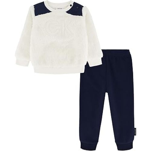 Calvin Klein baby-boys 2pc Knit Jog Set