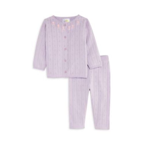 Girls' Pointelle Cardigan & Leggings Set, Baby - Exclusive