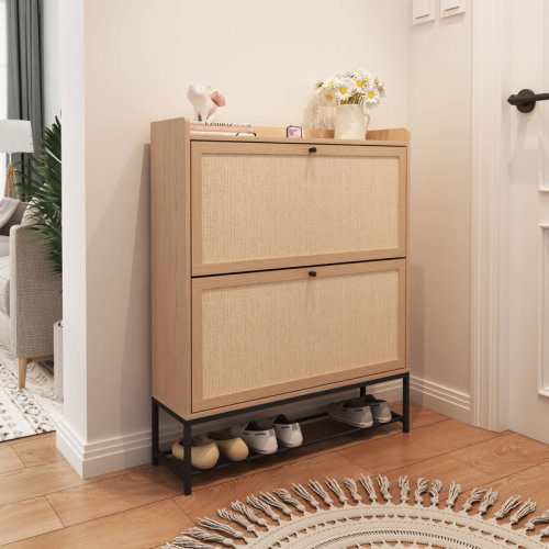 Bay Isle Home™ 20 Pair Shoe Storage Cabinet & Reviews | Wayfair