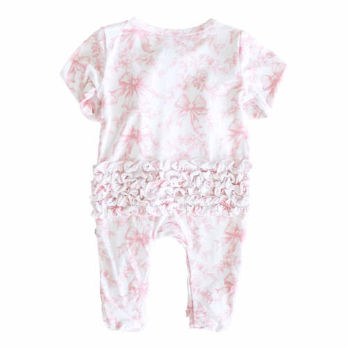 Fancy Frills Ruffle Zipper Footie | Caden Lane