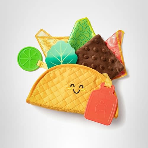 Melissa & Doug Multi-Sensory Soft Taco Fill & Spill Infant Toy - Sensory Toys For Babies, Baby Taco Toy, Baby Toys For Ages 6 Months And Older