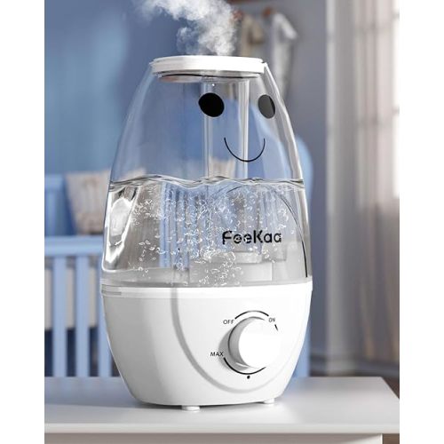 Small Humidifiers for Bedroom, Humidifiers for Bedroom, Humidifiers for Bedroom Cool Mist, Humidifier for Baby Nursery Home Plants Office