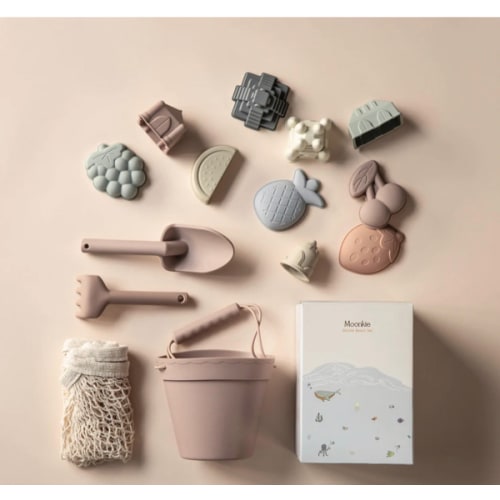 Moonkie Silicone Beach Toy Set (Blush)