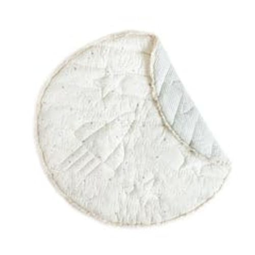 Pehr Baby Play Mat, Floret | Ultra-Soft Quilted 100% Cotton Exterior with Plush Polyester Fiberfill | for Tummy & Playtime | 40” Diameter