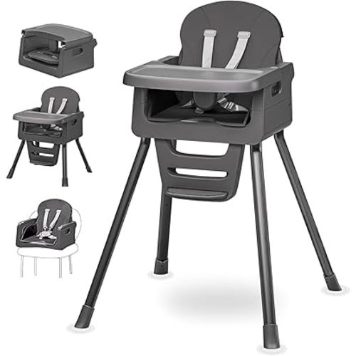 3-in-1 High Chair for Babies and Toddlers, Infant to Toddler Seating&Dining