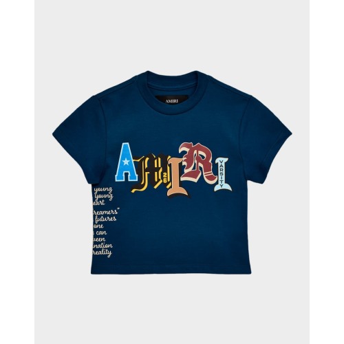 Kid's Varsity Patch Cotton T-Shirt, Size 4-12