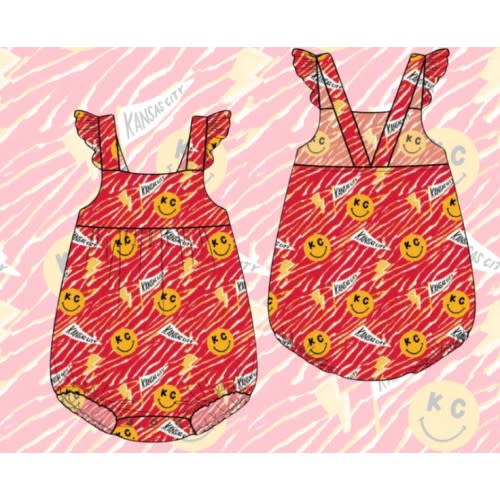 KC Smiley Bubble Romper