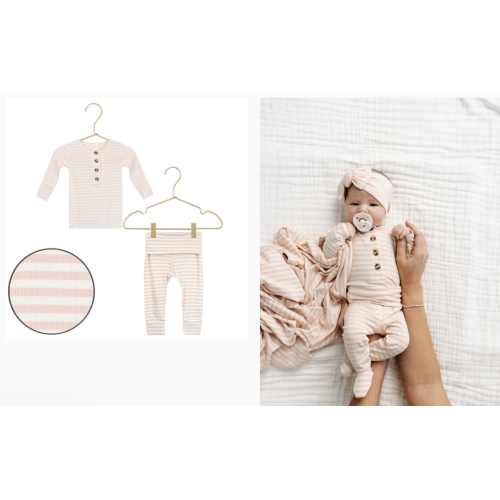Harper Ribbed Top + Bottoms (Color: Harper)