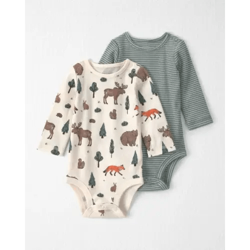 Baby 2-Pack Organic Cotton Bodysuits - Little Planet | Carter's