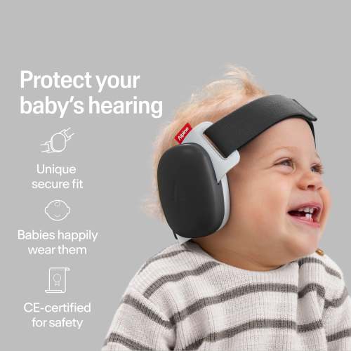 Alpine Muffy Baby Ear Protection - Black