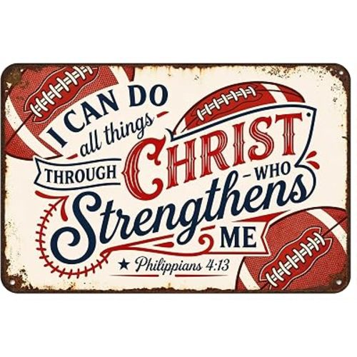 Football Room Decor Gifts for Boys Aged 8-12 Sports Themed Wall Art
