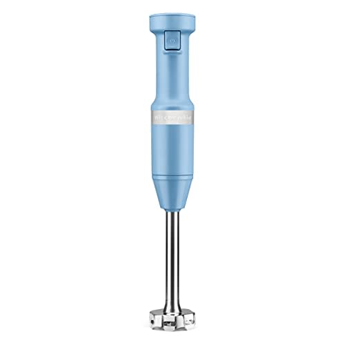 KitchenAid Variable Speed Corded Hand Blender KHBV53, Blue Velvet