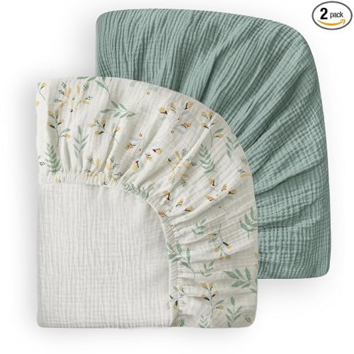 Blissful Diary Muslin Crib Sheets