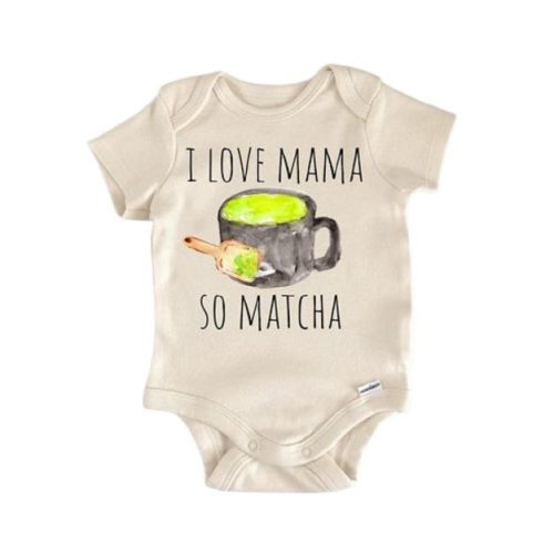 Matcha Tea Coffee Green - Baby Boy Girl Clothes Infant Onesie® Funny Cute Newborn GS1 Multicolor 0-3M