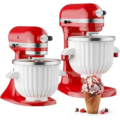 Ice Cream Maker Attachment for KitchenAid Stand Mixer