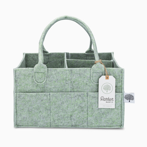 Parker Baby Co. Diaper Caddy - Sage Green, Regular
