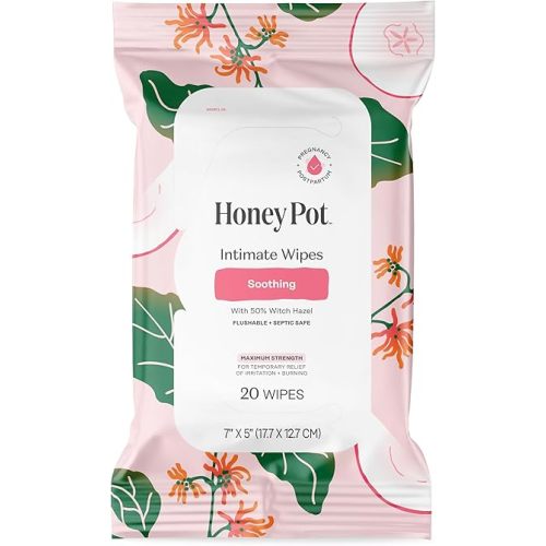 The Honey Pot Company - Feminine Wipes - Soothing Witch Hazel – Postpartum