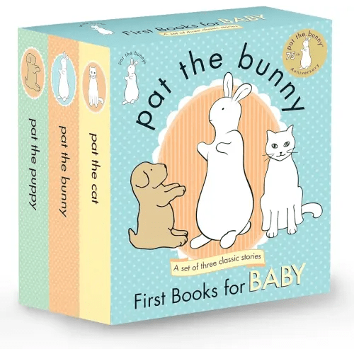 Pat the Bunny: First Books for Baby Boxed Set: Pat the Bunny; Pat the Puppy; Pat the Cat (3-Book Boxed Set) (Touch-and-Feel)