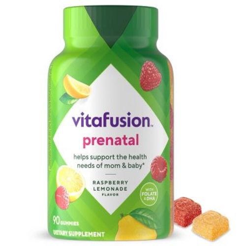 Vitafusion PreNatal Multivitamin Dietary Supplement Gummies - Lemon & Raspberry Lemonade - 90ct