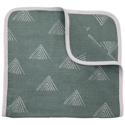 Muslin Burp Cloth, Sage Mountain